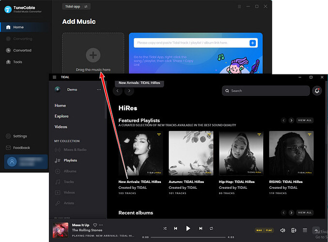 add-tidal-hires-album-to-download